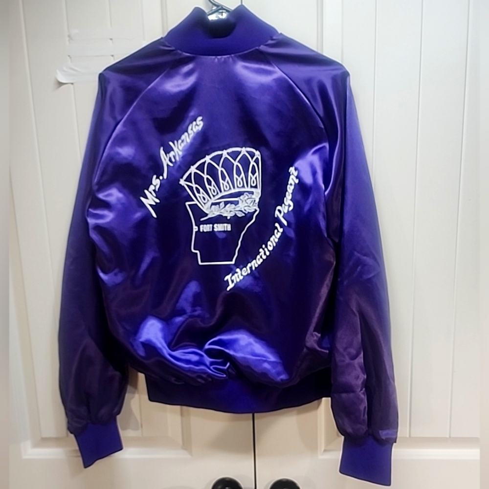 Vintage Original Mrs Arkansas Bomber Jacket From 1990s  sz S.